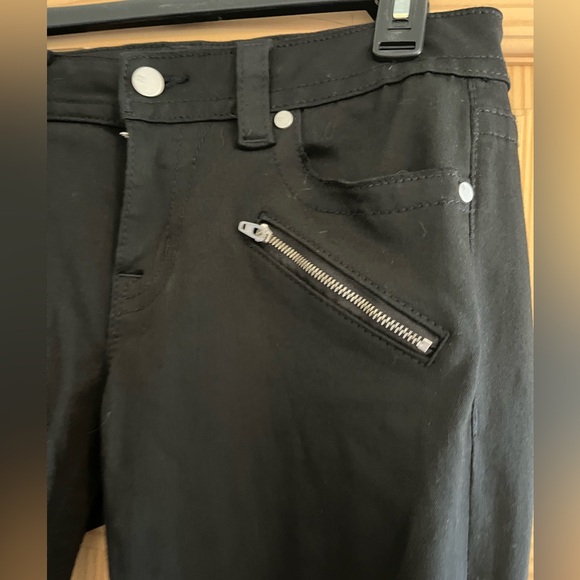 Miss Me Mid Rise Skinny Black Pants Size 30 - Picture 8 of 10